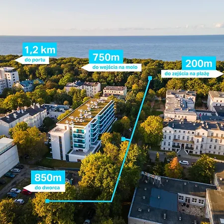 アパート Whiteblue 41 Blizej Morza